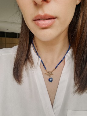Naszyjnik Lazuli Blue Heart