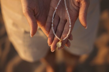 Naszyjnik Moon, Pearl & Shell