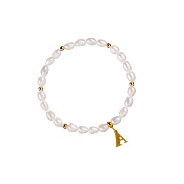 Bransoletka perłowa Letter Pearl